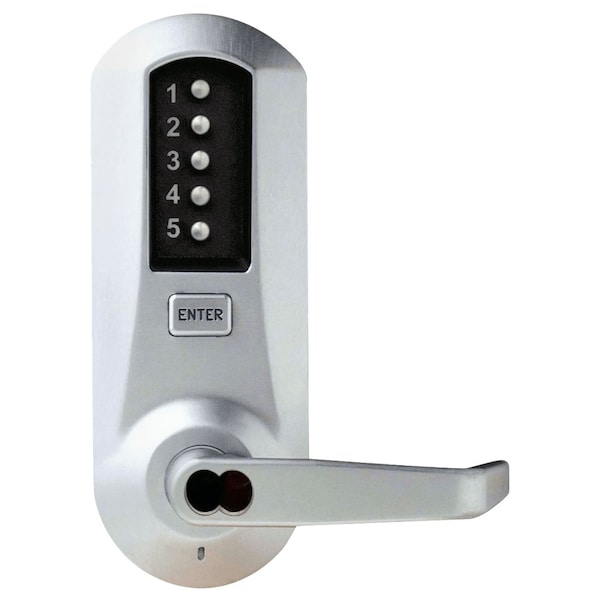 Cylindrical Combination Lever Lock, Interior Combination Change, DOD, 2-3/4-in Backset, 3/4-in Throw